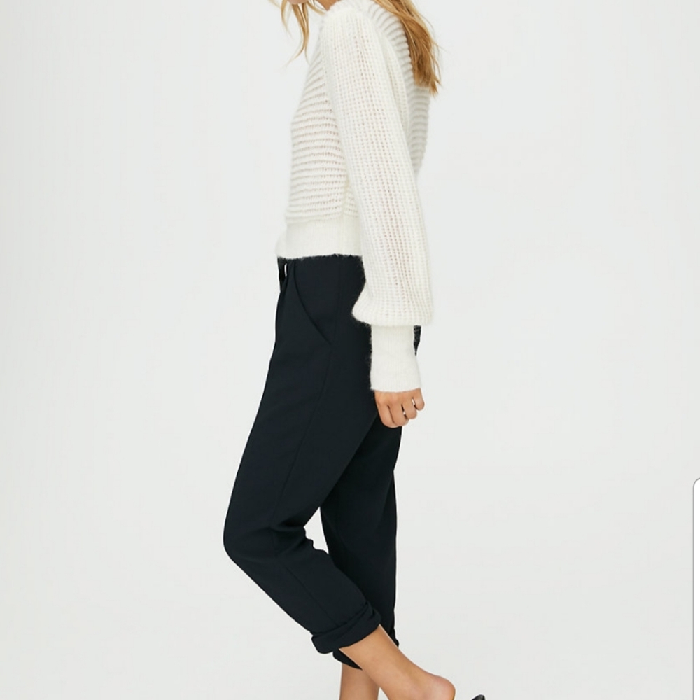 ARITZIA WILFRED BLACK PANTS SMALL - Picture 4 of 16